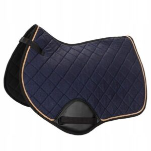 Czaprak granatowy wszechstronny brokatowy