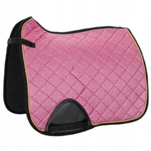 Różowy czaprak ujeżdzęniowy dla konia