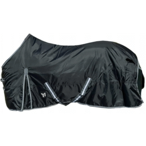 Derka czarna padokowa przeciwdeszczowa ocieplana 100g