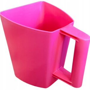 różowa miarka do paszy 2 kg kubek dozownik do zboża 2l
