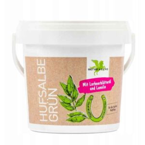 zielony smar do kopyt konia z olejkiem laurowym i lanoliną – 1000 ml