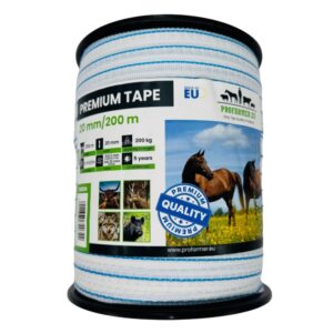 Taśma do pastucha elektrycznego 20 mm 200 m PREMIUM – rolka