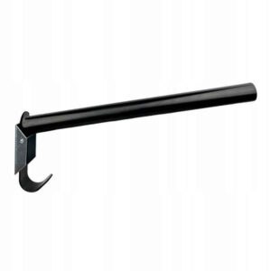 Składany wieszak na siodło metalowy czarny