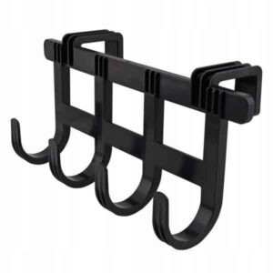 Wieszak na ogłowie 4 haki – czarny