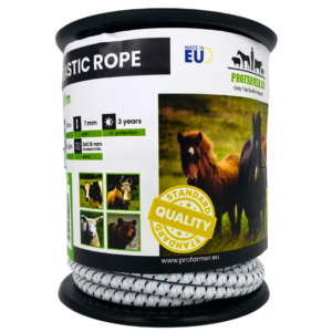 elastyczna lina do ogrodzeń elektrycznych 25 m 7 mm