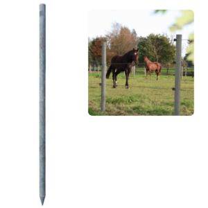 słupek hanit 4,5 x 150 cm do ogrodzenia elektrycznego