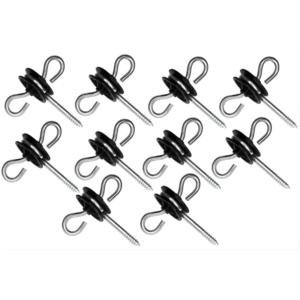 izolator bramowy z gwintem do drewna 10 szt