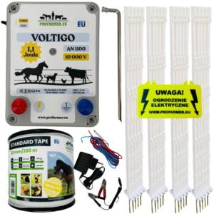 pastuch elektryczny dla koni zestaw