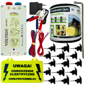 pastuch elektryczny dla koni zestaw
