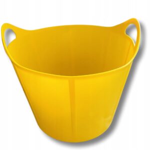 koryto dla koni 28l żółte