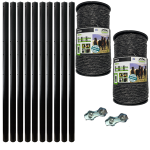 zestaw ogrodzenia dla koni słupki equisafe lina thor