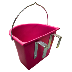 karmidło dla koni do boksu 15l różowe