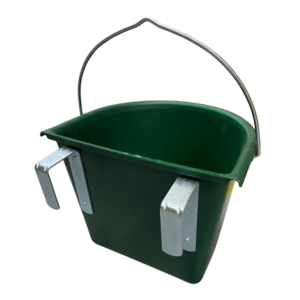 karmidło stajenne dla koni 15l zielone