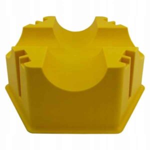 stojak cavaletti dla konia żółty