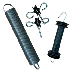 zestaw bramowy do ogrodzenia elektrycznego sprężyna i uchwyt