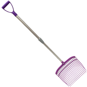 Widły do sprzątania fioletowe