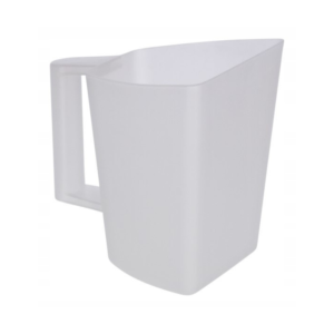 przezroczysta miarka do paszy 2 kg kubek dozownik do zboża 2l