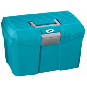 skrzynka na szczotki dla konia błękitna laguna