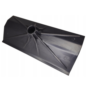 zgarniacz do obornika plastikowy 35 cm czarny
