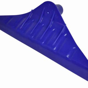 zgarniacz trójkątny do obornika 35 cm niebieski