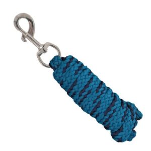 turkusowo czarny uwiąz dla konia kuca 2m