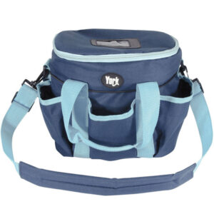 granatowa torba na szczotki dla konia