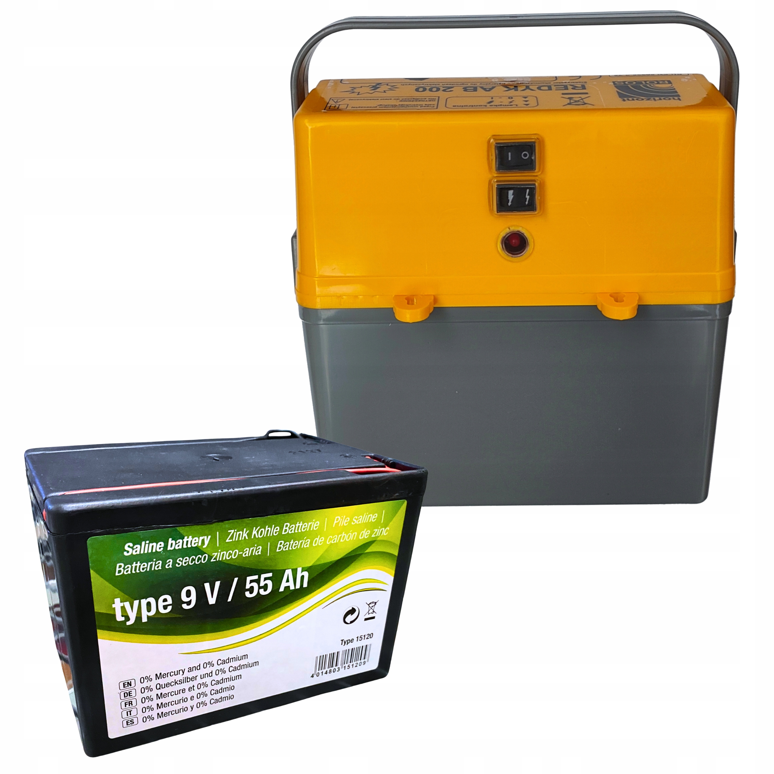 elektryzator REDYK AB200 z baterią 55Ah