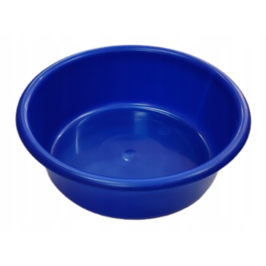 miska do karmienia koni 6l niebieska plastikowa