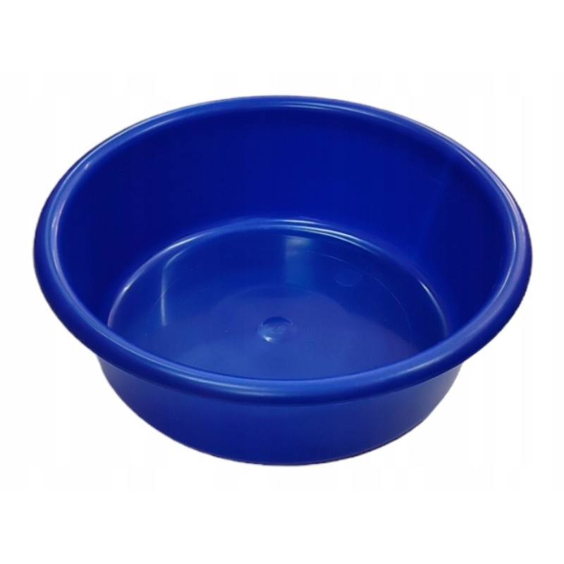 miska do karmienia koni 6l niebieska plastikowa